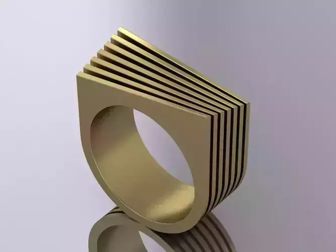 Elegant Ring Jewelry Brand Gold