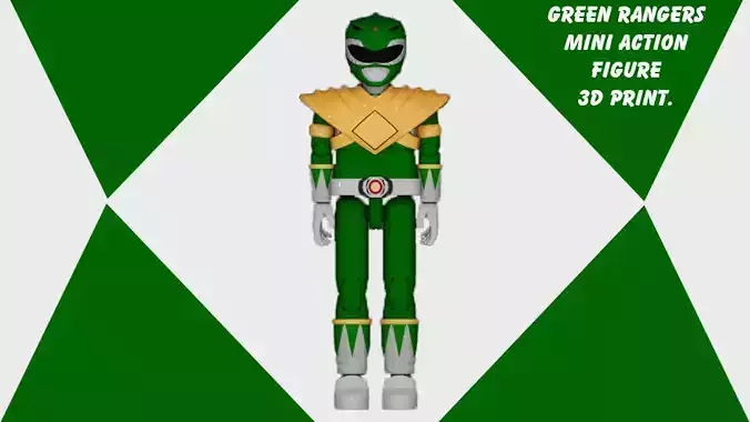 GREEN RANGER MINI ACTION FIGURE 100 MM