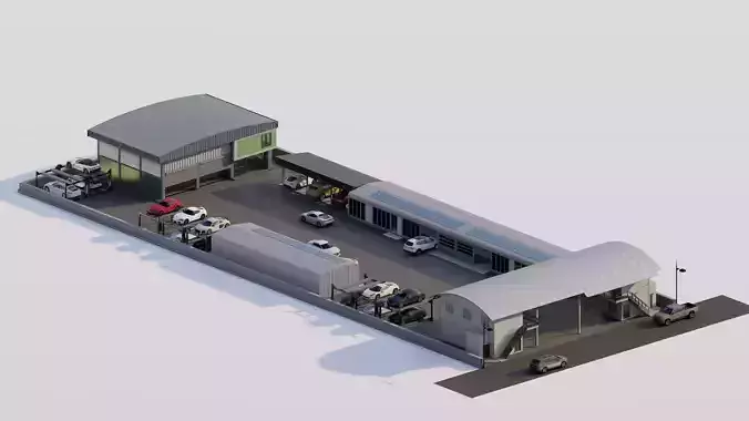 Car garage- Garage Body Straightener-Parking-Parking Lot