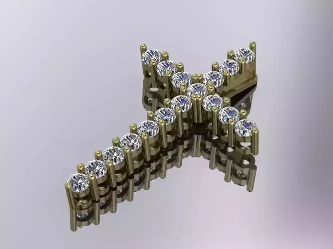 Elegant Corss Pendant Jewelry Gold