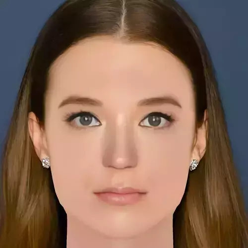 Nicole Brydon Bloom Head - No Hair - Low poly head for game