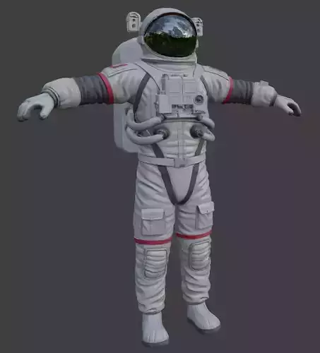 Astronaut Spacesuit 3D Model