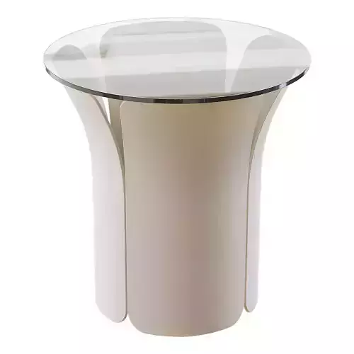 Coffee table steel and smoked glass Tessen