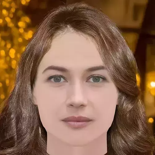 Olga Kurylenko Head - No Hair - Low poly head for game