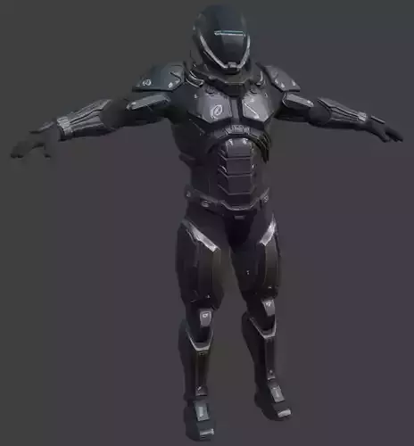 Astronaut Spacesuit 3D Model