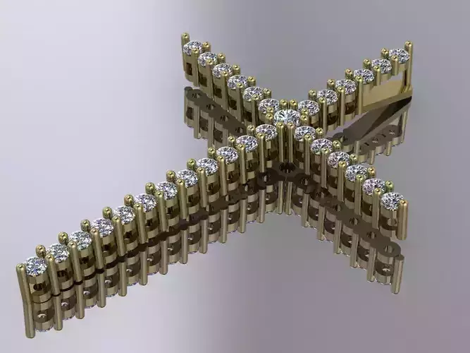 Elegant Cross Pendant Jewelry Gold Brand 