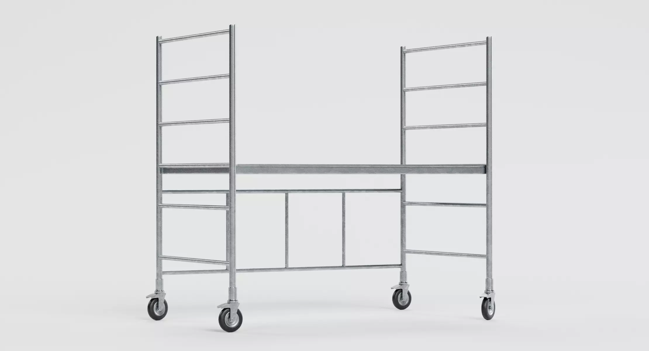 Scaffolding V3 - Rolling Steel Construction Tower 3D model