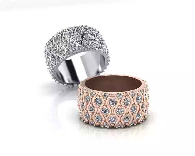 eternity high jewelry ring