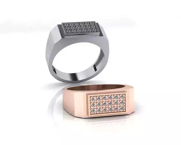 micro setting pave setting jewelry ring