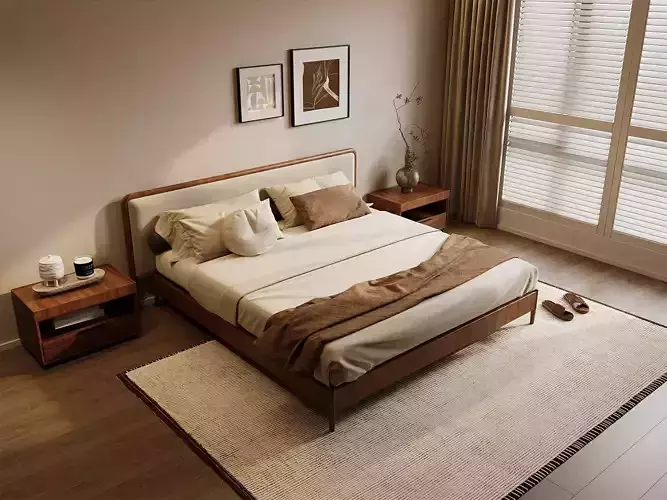 Modern Japandi Bedroom