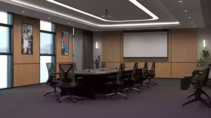 Bright Conference Room