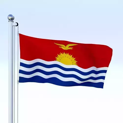 Animated Kiribati Flag