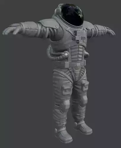 Astronaut Spacesuit 3D Model