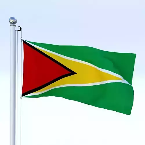 Animated Guyana Flag