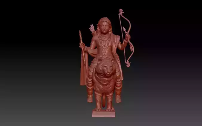 god ayyappan hi poly model
