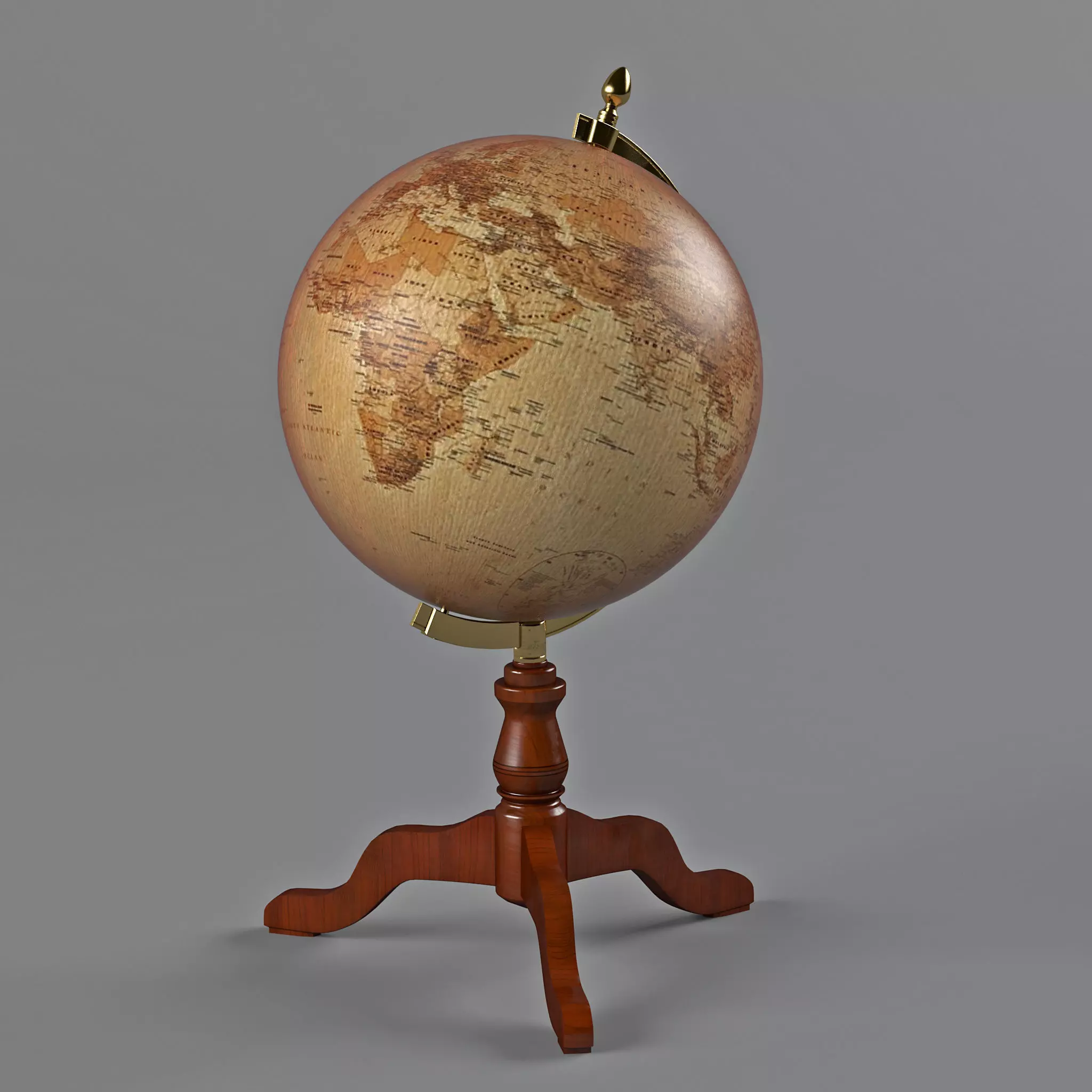 desktop globe 3D model