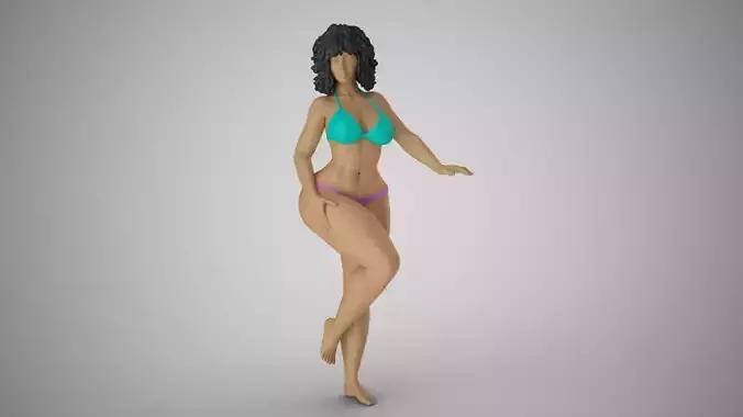 Woman Holding her Leg