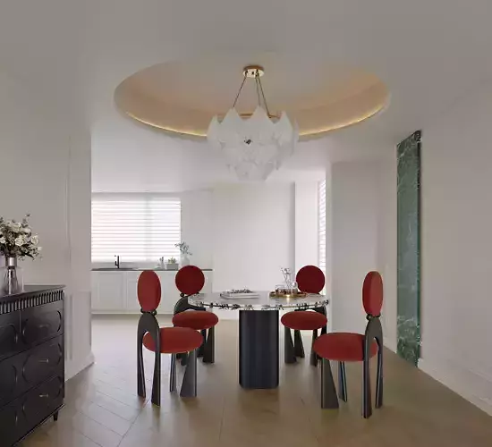 Modern Classic Living - Dining Area