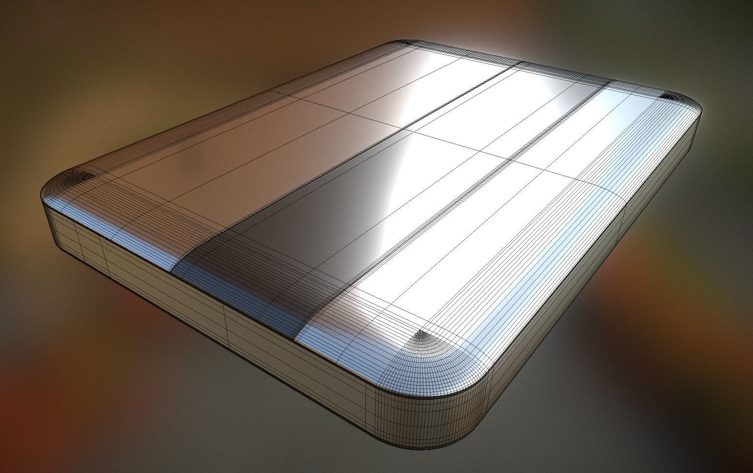 External Hard Drive High Poly Version 3D model_5