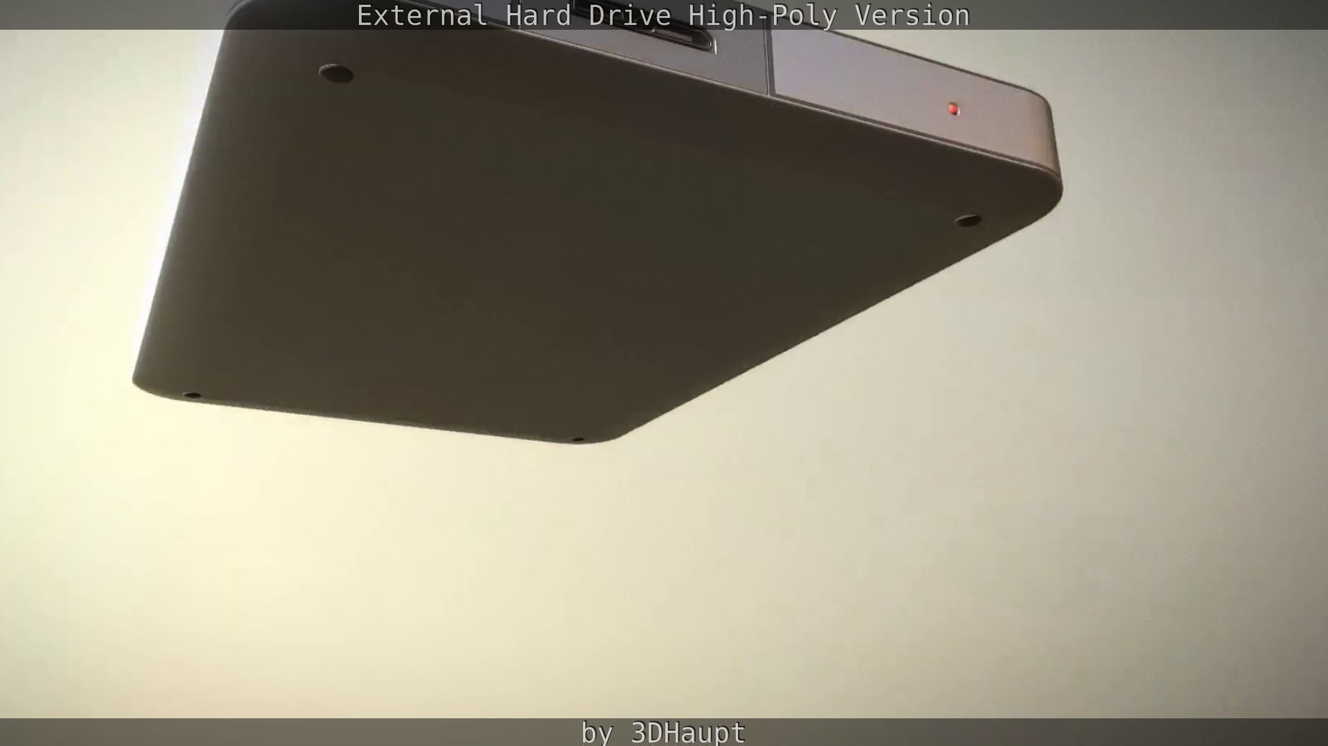 External Hard Drive High Poly Version 3D model_52