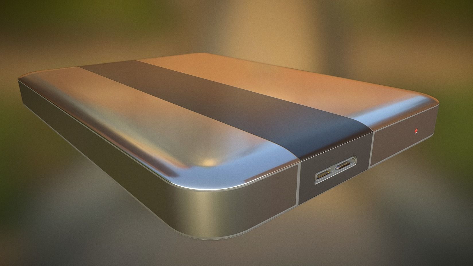 External Hard Drive High Poly Version
