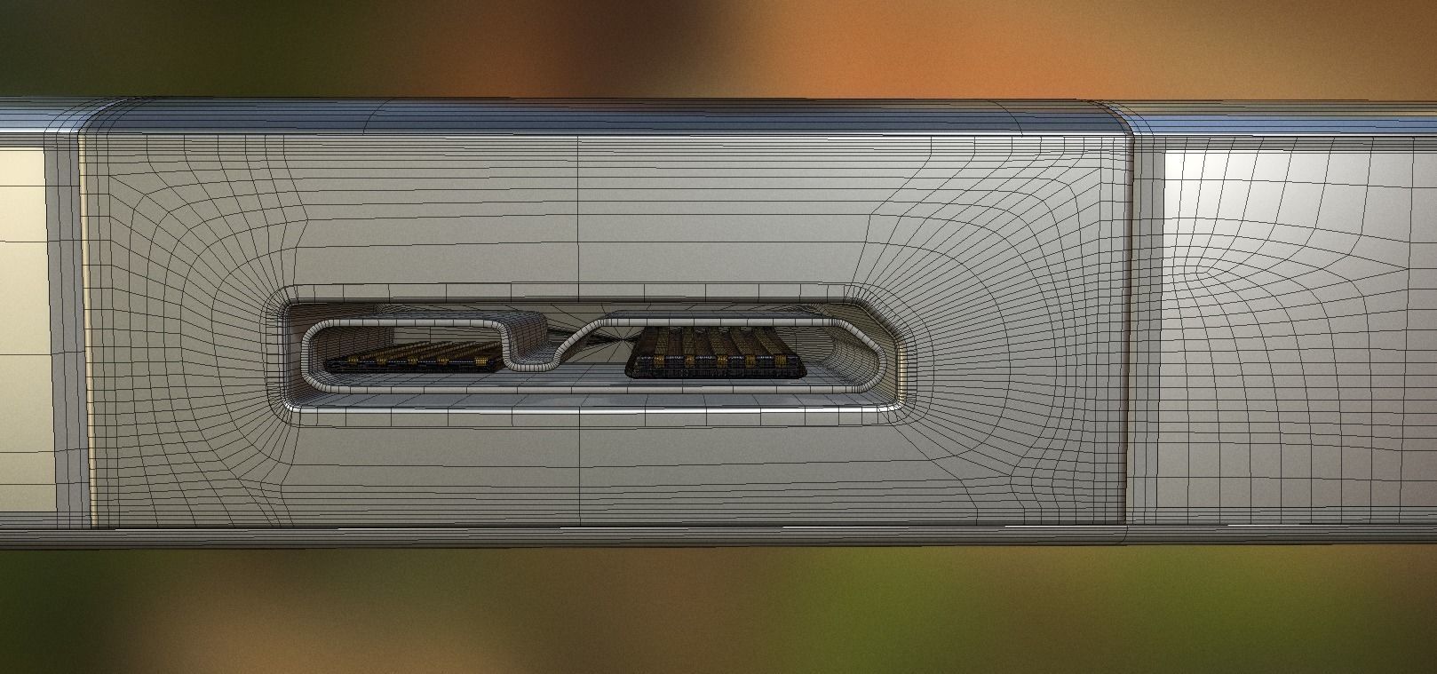 External Hard Drive High Poly Version 3D model_9