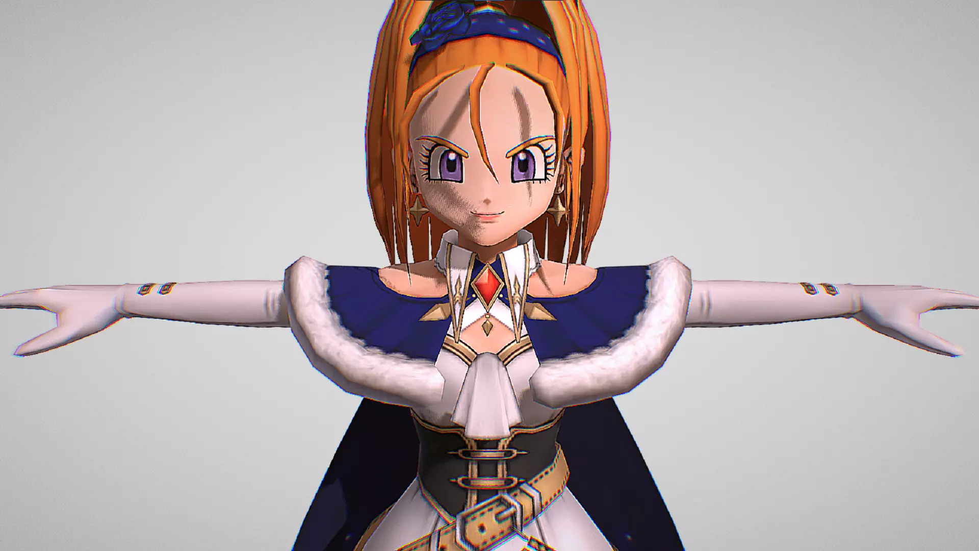 Starry Knight Ashlynn - Included Animations - Dragon Quest Tact Low-poly 3D model