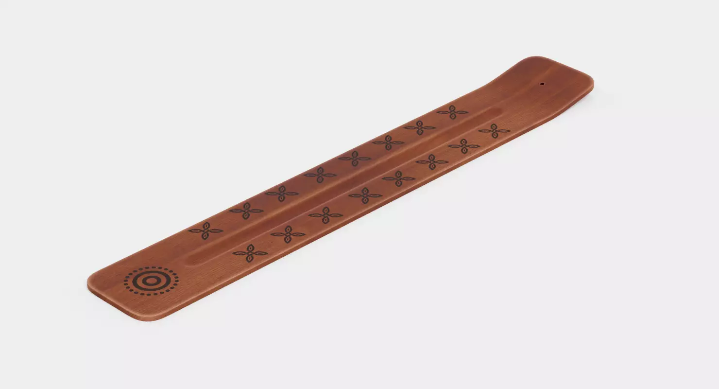 Scented Stick Holder - Wooden Incense Burner 3D model