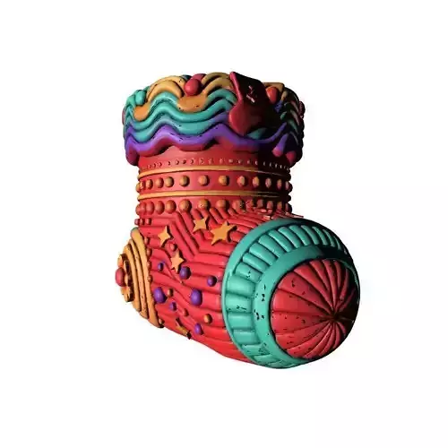 Christmas Socks 3D Printable Model