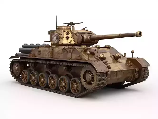 Grand Steampunk Airship 3D Model