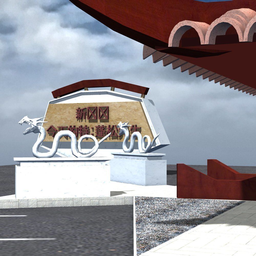Chinese Restaurant 3D model_8