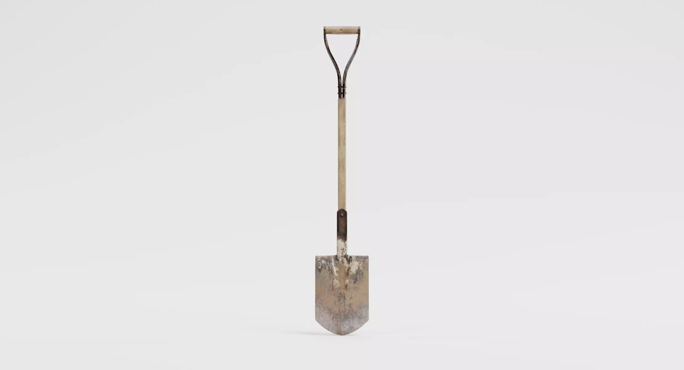 Spade - Worn Garden Tool 3D model