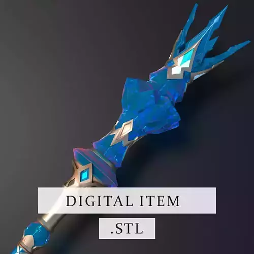 Honkai Star Rail - Cerydra Scepter Staff 3d file stl