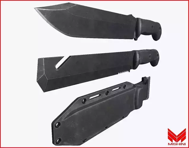 BKT Ka-Bar Pack w Sheath
