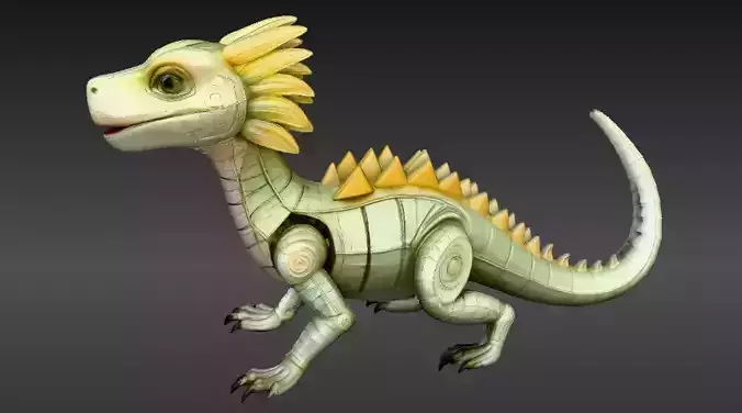 Articulated Fantasy Animal Toy 3D Model Flexible Print Ready