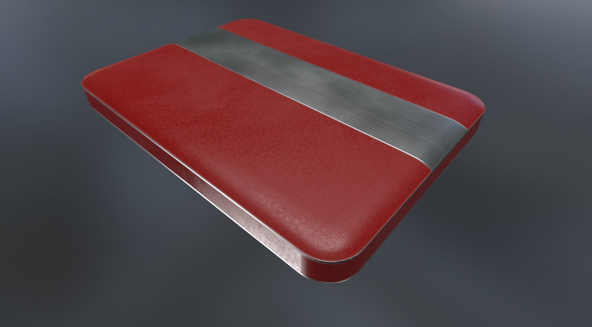 External Hard Drive  Red Leathe Version   - Gameready - PBR Low-poly 3D model_12