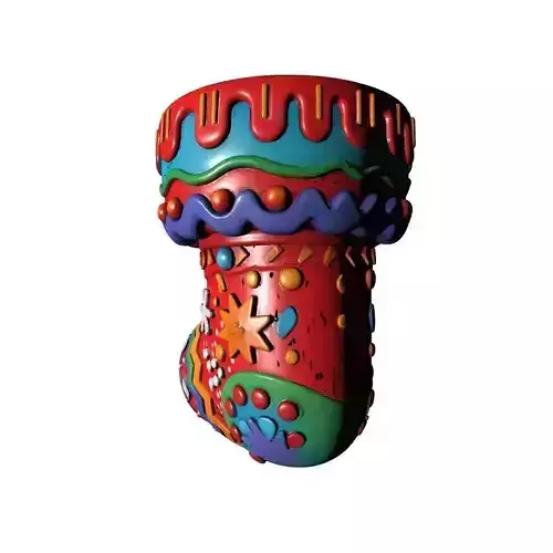 Christmas Socks 3D Printable Model