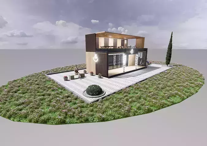 Coffee Shop 3D model