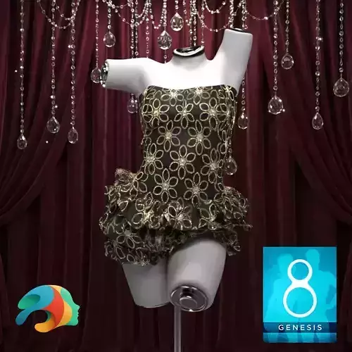 Multicolor Mini Dress Outfit for G8 Female Bundle