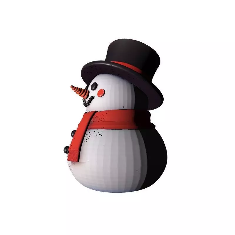 Christmas Iceman 3D Printable Model 3D print model