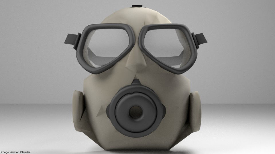 Gasmask Type 4 3D model_1