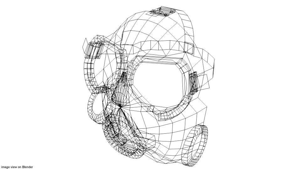 Gasmask Type 4 3D model_3