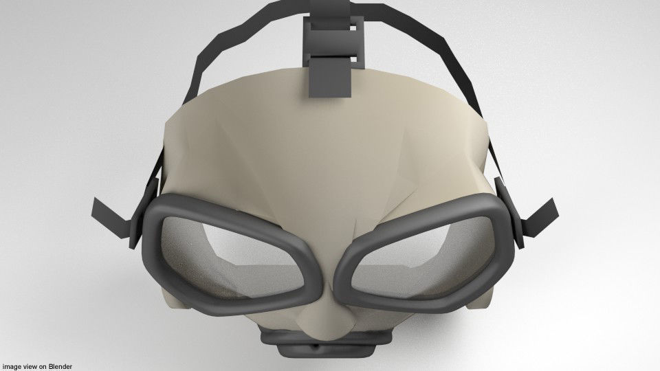 Gasmask Type 4 3D model_2