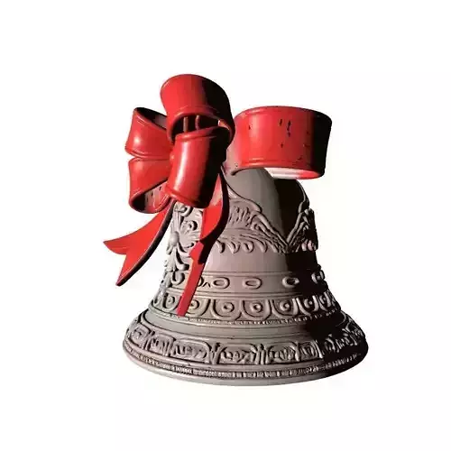 Christmas Bell 3D Printable Model