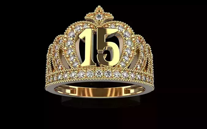 15th Birthday ring model 1472