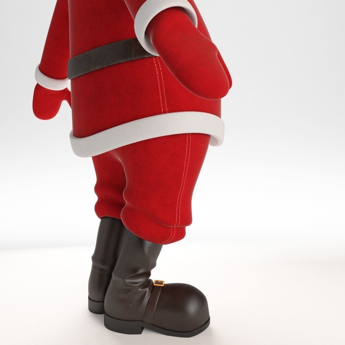 Santa Claus Low-poly 3D model_24