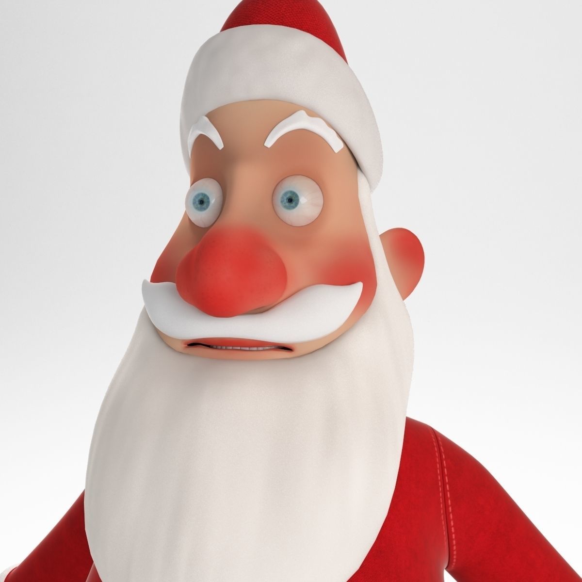 Santa Claus Low-poly 3D model_20