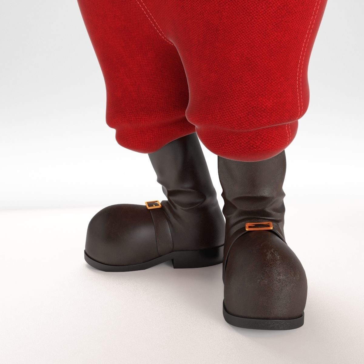 Santa Claus Low-poly 3D model_25