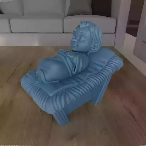 Sleeping Baby Jesus STL 3D Print Model