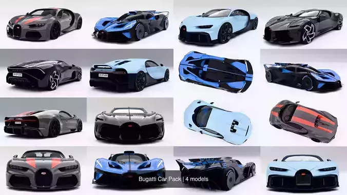 Bugatti Car Pack